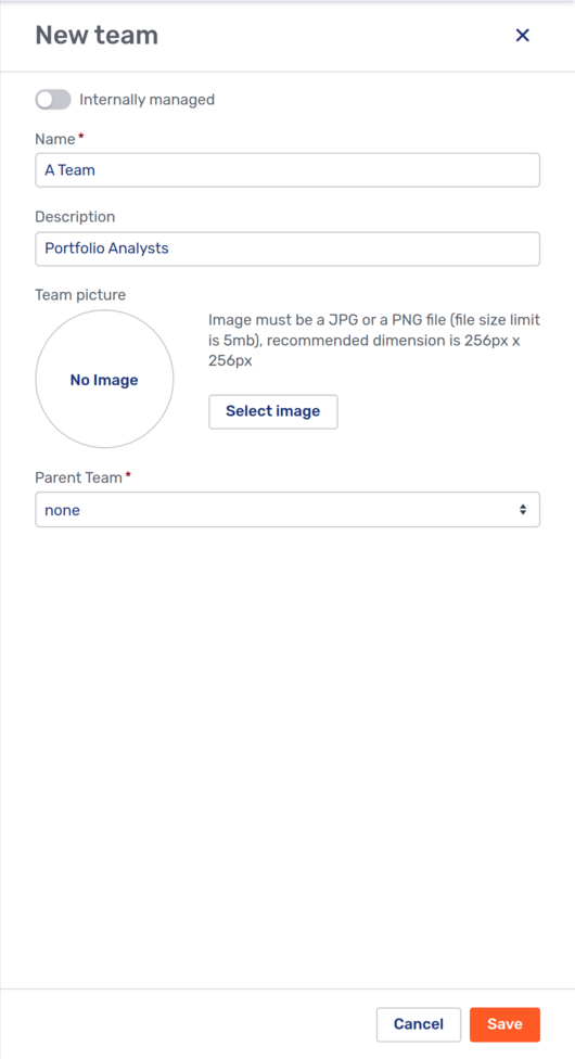 New team fly-in page