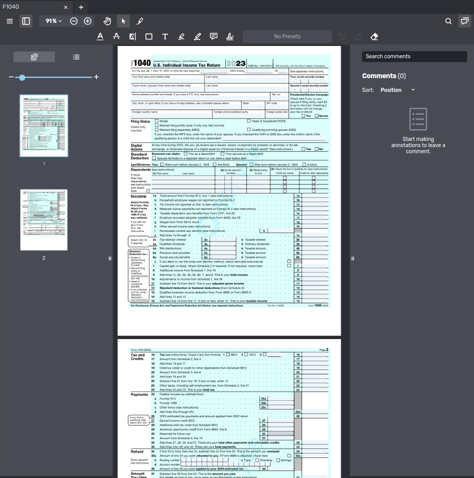 Native document co-browsing UI